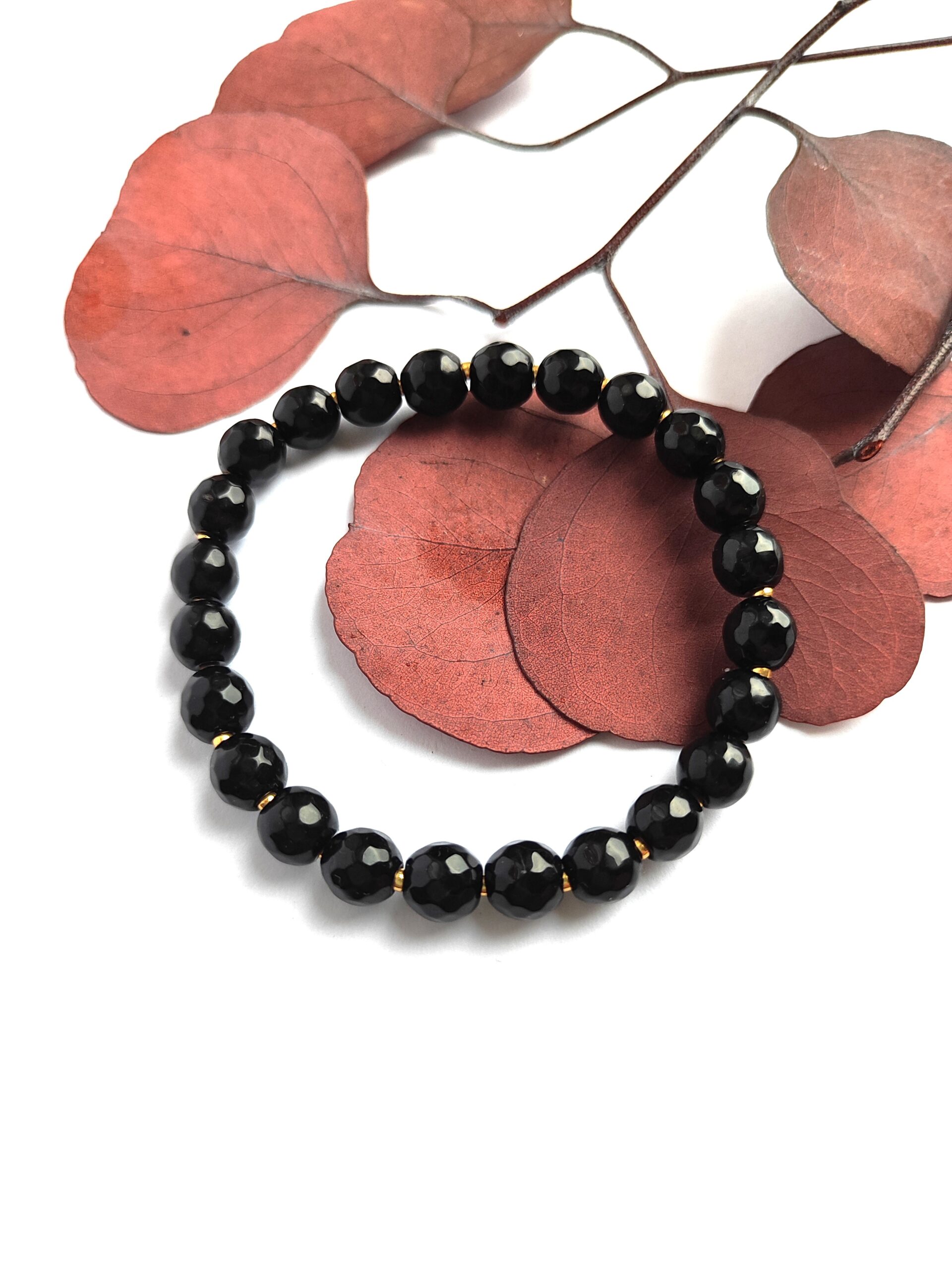 Juodo onikso apyrankė