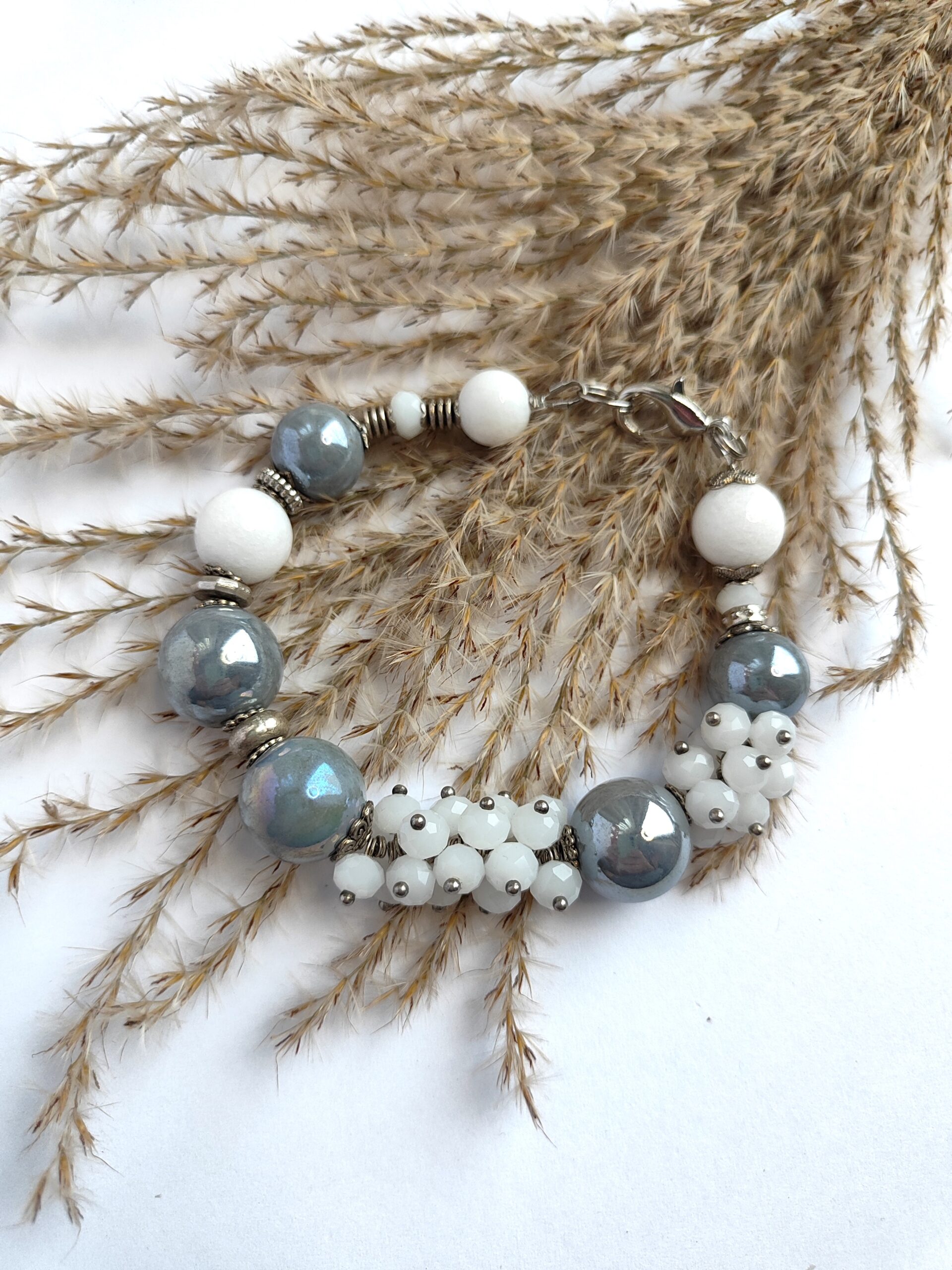 Keramikos ir stiklo apyrankė