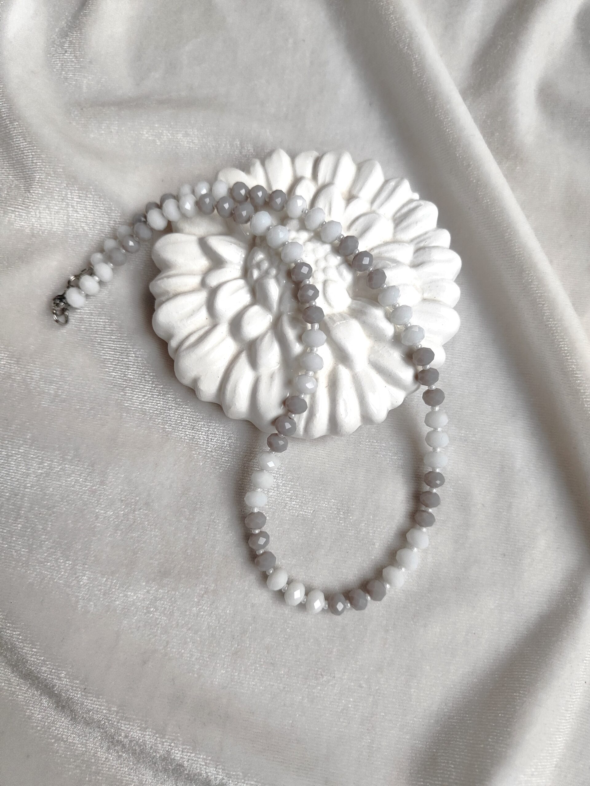 Stiklinių kristalų moteriškas vėrinukas