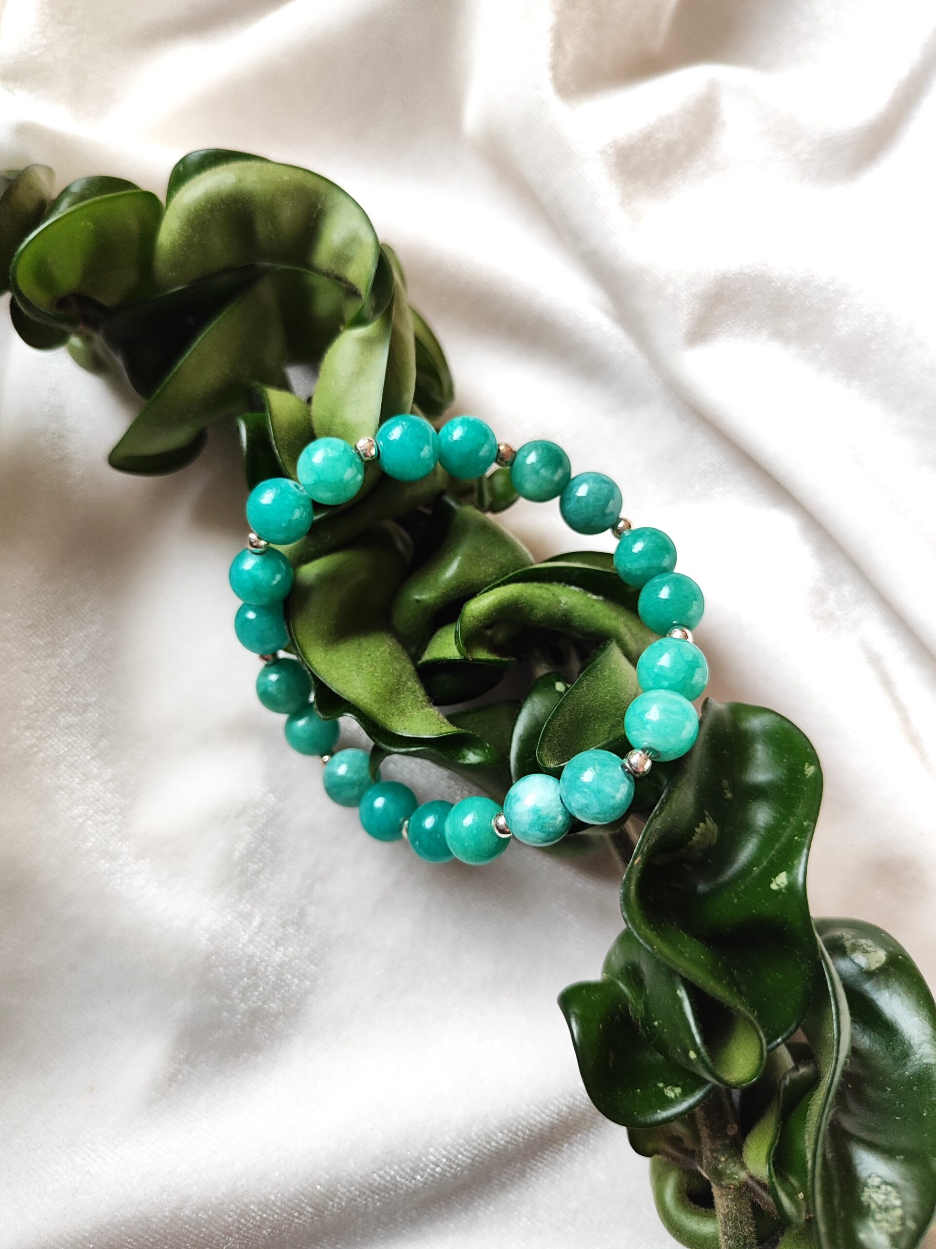 Natūralaus žadeito apyrankė