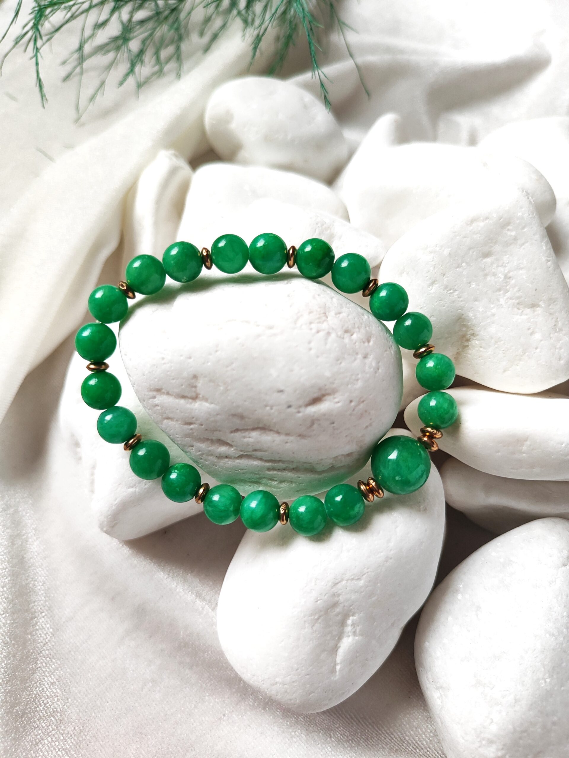 Žalio žadeito apyrankė