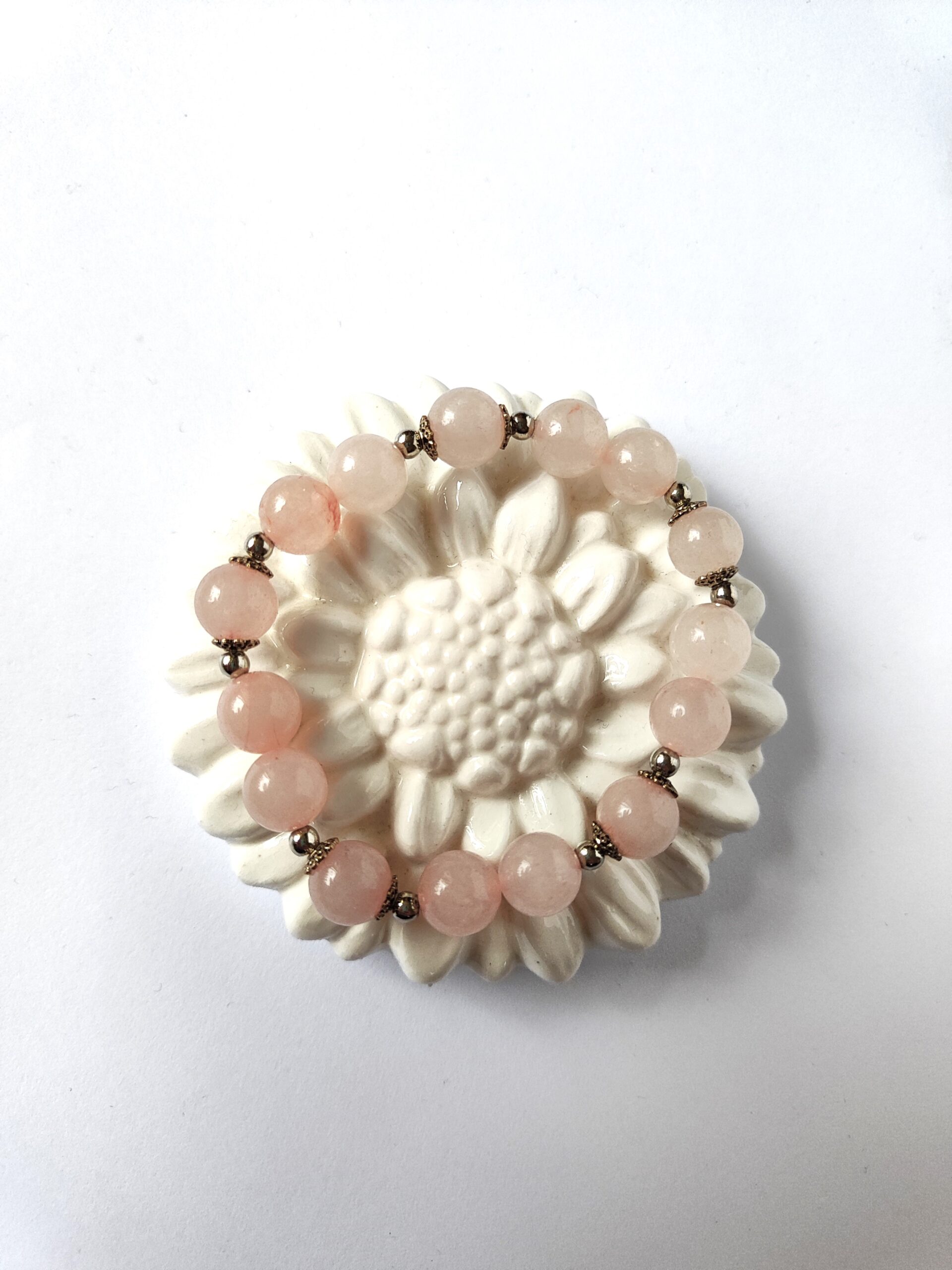 Rožinio kvarco apyrankė