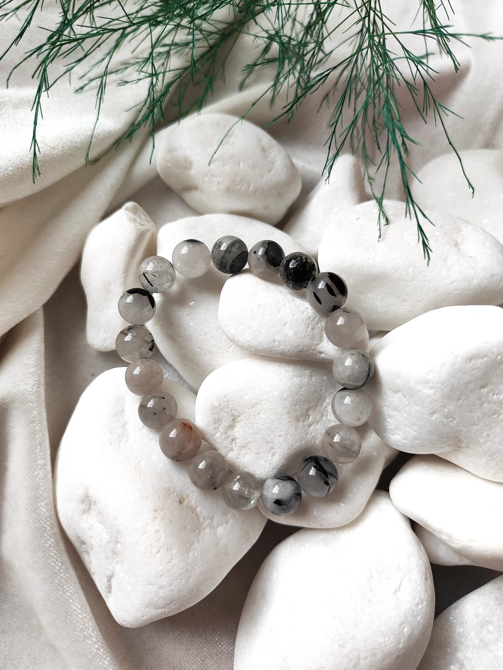 Turmalino kvarco apyrankė