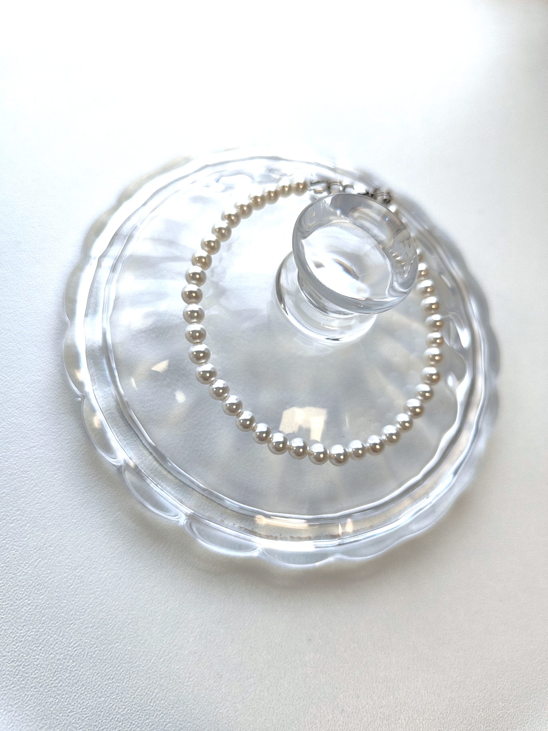 Smulki perliukų apyrankė