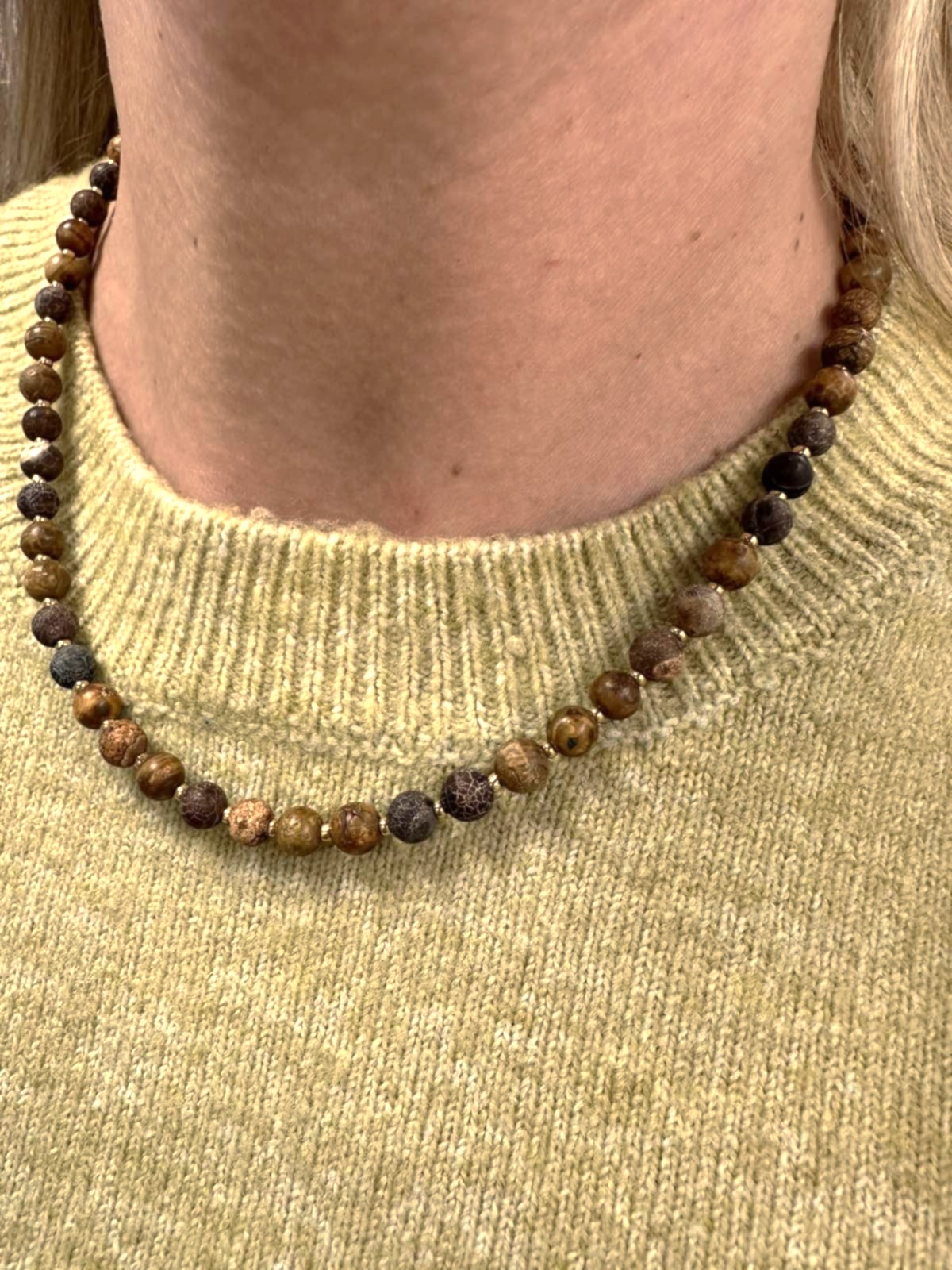 Matinio agato vėrinys